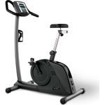 Ergo Fit Ergometer Cycle 400 Home, Fahrradergometer mit extra breitem Durchstieg und pulsgesteuerten Trainingsprogrammen, schwarz