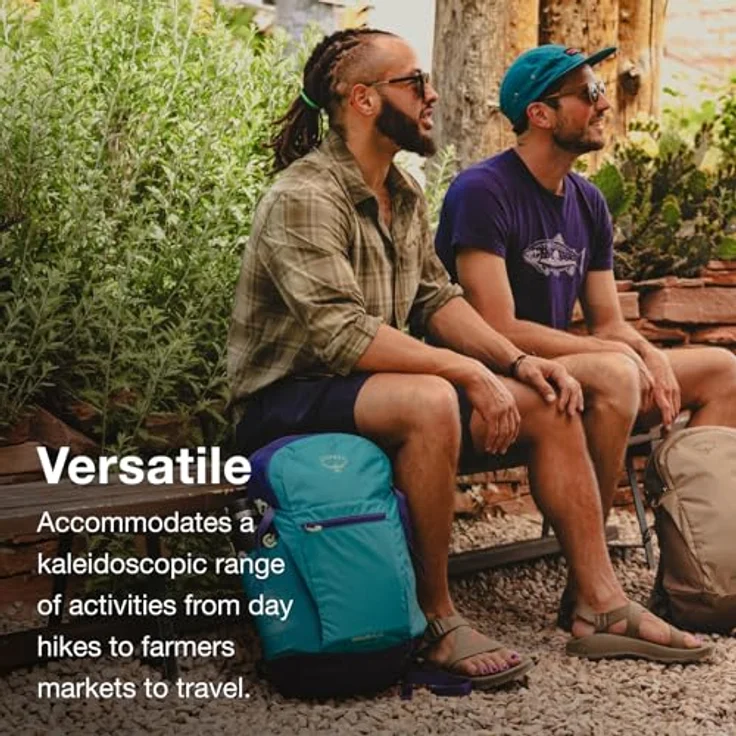 Osprey Daylite Plus, Vielseitiger Wanderrucksack in Porcelain Orange mit Kompatibilität zu Osprey Systemen, bluesign-zertifiziert – Bild 4