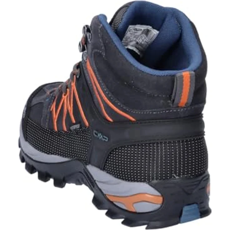 CMP Rigel Mid Herren-Trekkingschuhe, zuverlässige Wanderschuhe für hohen Komfort und Funktionalität, grau – Bild 4