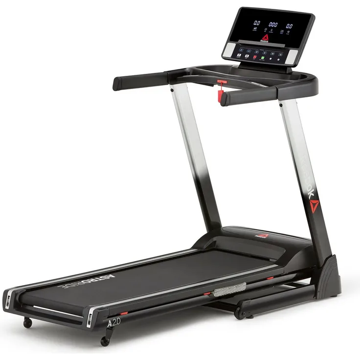 Reebok Laufband Astroride 2.0, klappbar mit Soft-Drop-Klappmechanismus, LED-Display, Handpulssensoren, bis max. 13 km/h, 36 Trainingsprogramme