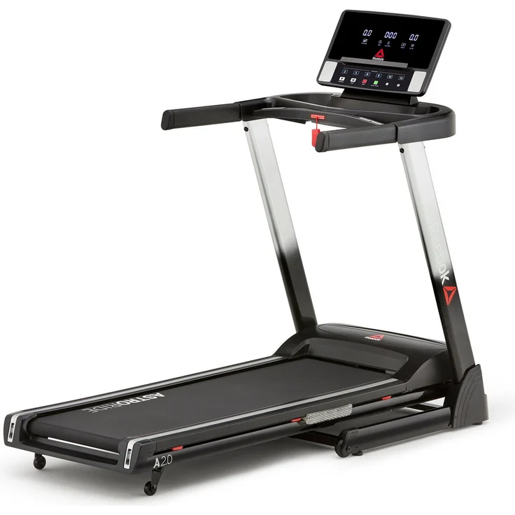 Reebok Laufband Astroride 2.0, klappbar mit Soft-Drop-Klappmechanismus, LED-Display, Handpulssensoren, bis max. 13 km/h, 36 Trainingsprogramme