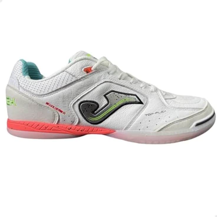 Joma Futsal Boots TOPS2532IN, Hallenfußballschuhe für Erwachsene in Weiß, Größe 43