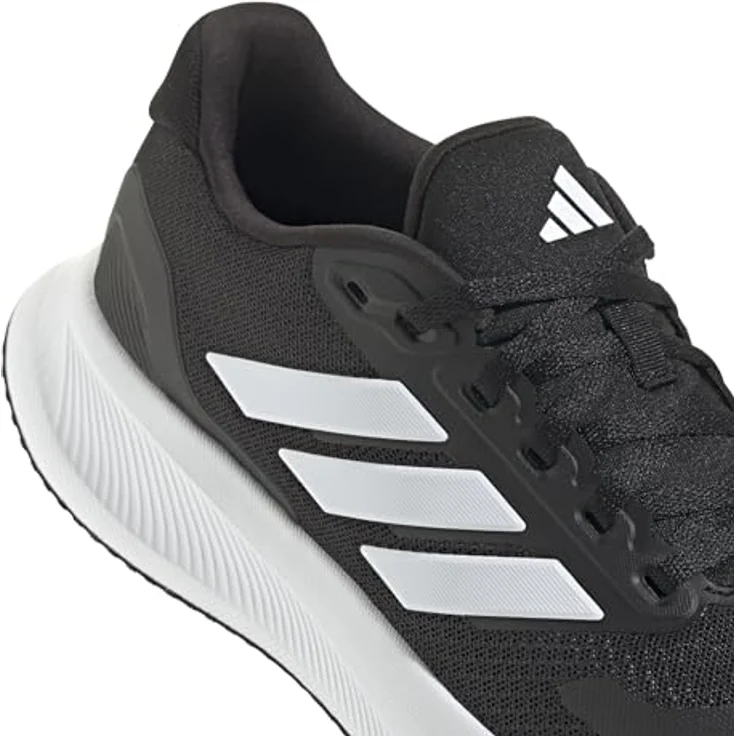 adidas Runfalcon 5, Damen Laufschuhe für Roadrunning, leicht und atmungsaktiv, Schwarz, Größe 38 – Bild 6
