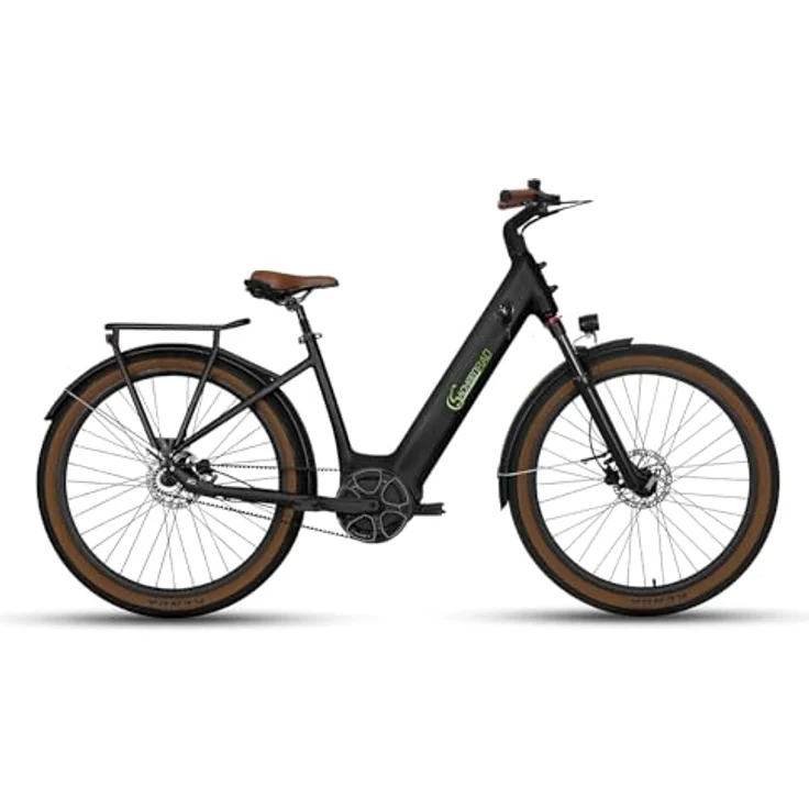 SachsenRAD E-SUV CityBike C5 Centro, Elektrofahrrad mit Mittelmotor, 130 km Reichweite, Diebstahlsicherung, Alarmanlage, hydraulische Scheibenbremsen, IPS Farbdisplay, tiefem Einstieg – Bild 1