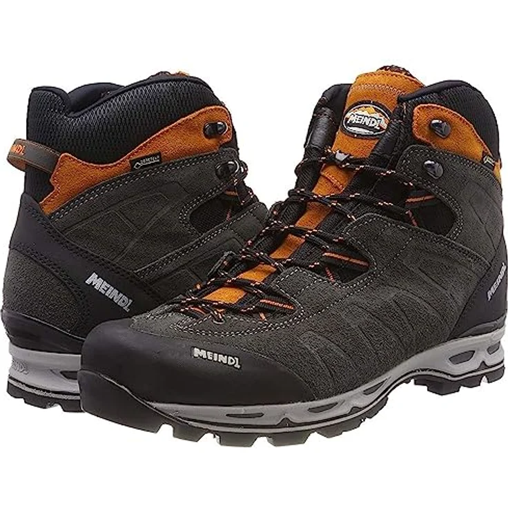 Meindl AIR REVOLUTION ULTRA, Wanderschuhe für Herren mit stabiler Konstruktion, robustem Obermaterial aus Leder und Textil, schwarz, Größe 42,5 – Bild 6