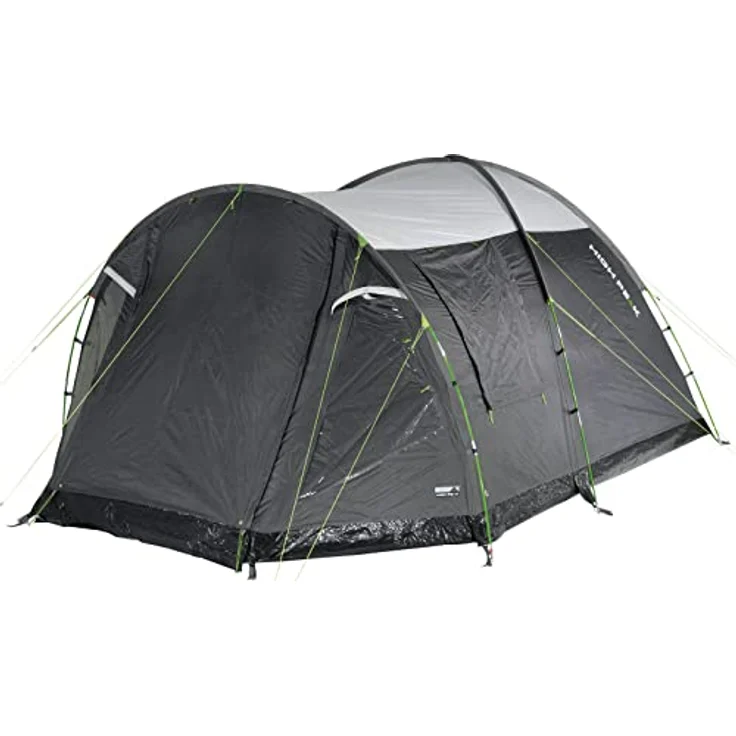 High Peak Santiago 5.0 Zelt grau/grün mit 190 cm Stehhöhe und abgedunkeltem Innenzelt – Bild 4