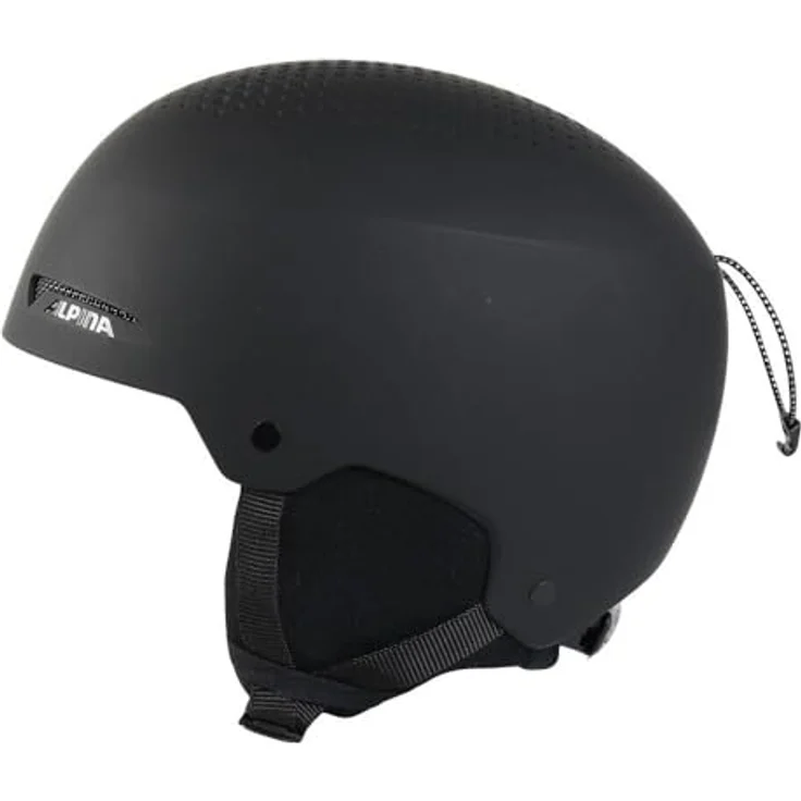 Alpina ARBER, Skihelm für Erwachsene, Unisex, matt Schwarz, Größe 54-58, leicht und stabil mit optimalem Schutz und Belüftung – Bild 4