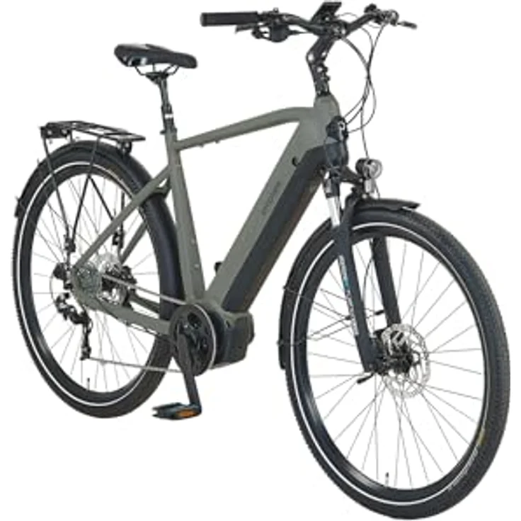 Prophete ENTDECKER 4.0 E-Bike, 28" RH: 54, Mittelmotor 250 W/100 Nm, 9-Gang Kettenschaltung, TFT-Display, 48 V Akku, Schwarz/Anthrazit – Bild 2