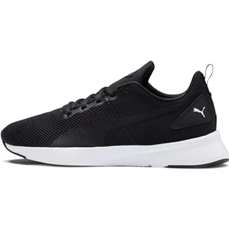 PUMA Flyer Runner, Laufschuhe für Herren in puma black-puma white, Schnürschuhe mit hochwertigem Textilmaterial, Größe 40.5 – Bild 1