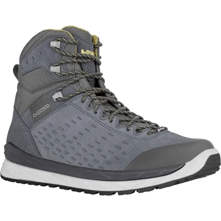 Lowa Malta Gtx Mid 0917, Wanderstiefel aus Leder und Textil, Größe 46, blau – Bild 4