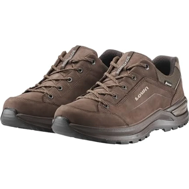Lowa Renegade EVO GTX LO, Trekkingschuh mit flexibler Passform und Nubukleder, schwarz – Bild 6
