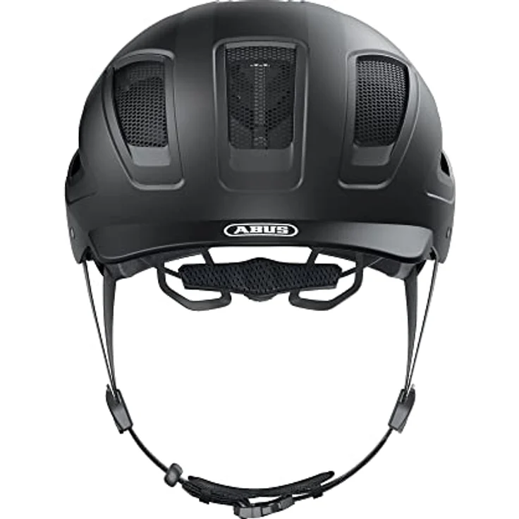 Abus Helm Hyban 2. 0 - Velvet Schwarz 56 - 61 cm – Bild 5