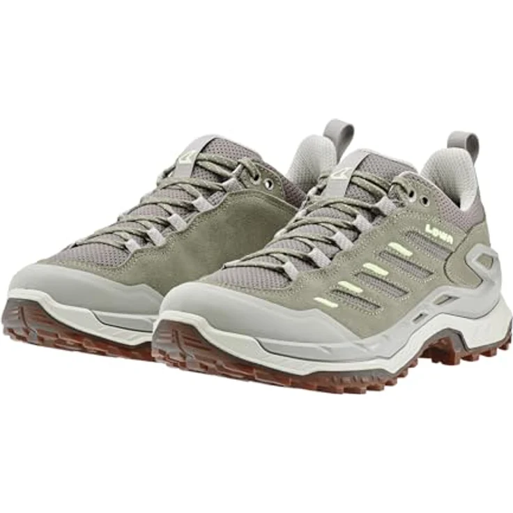 Lowa Innovo Lo Ws, Damen Hikingschuhe mit LOWA® DYNAPU®-Zwischensohle, rauchgrün mint – Bild 5