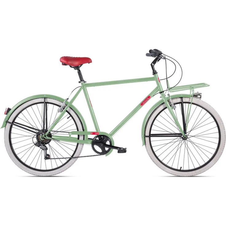 VENICE - I love Italy Cityrad LETOU "Facile Man", 26 Zoll, 6-Gang Shimano Kettenschaltung, Urban-Bike mit Aluminiumfelgen und Komfortsattel