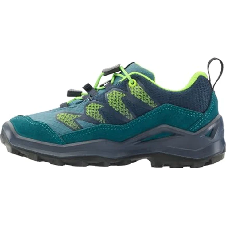 Lowa MADDOX PRO GTX LO JR, Jungen Halbschuh aus Veloursleder, petrol, Größe EUR 31, mit Schnellverschluss und atmungsaktiver Membrane – Bild 2