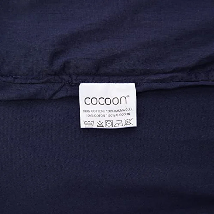 Cocoon TravelSheet Egyptian Cotton, leichter Schlafsack (220 cm), für Sommer- und Bergtouren, 100% Baumwolle, Seiteneinstieg mit Klettverschluss – Bild 2
