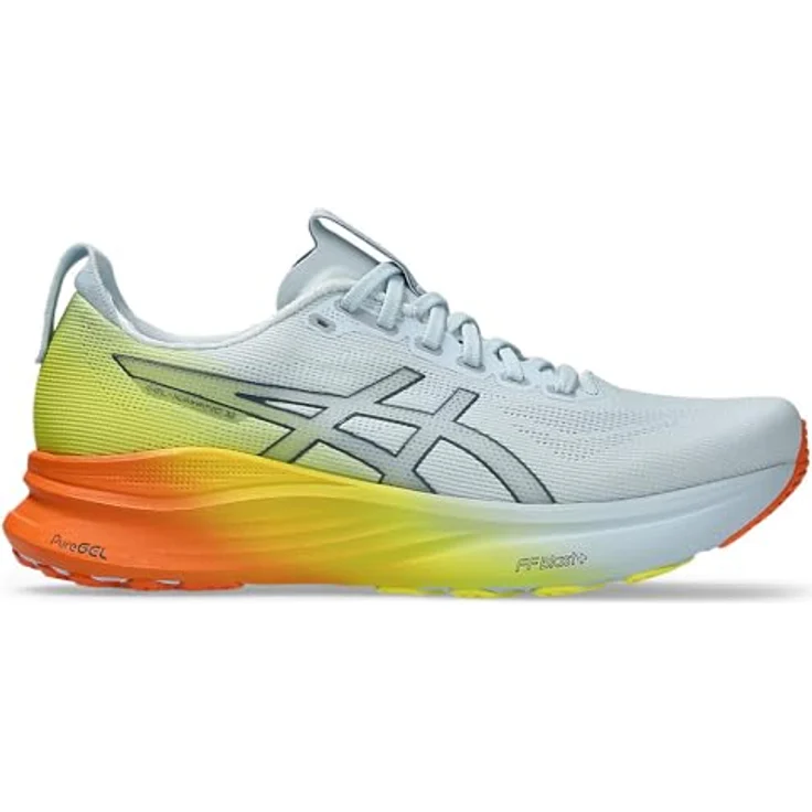 Asics Gel-Kayano 32, Laufschuhe für Herren mit atmungsaktivem Mesh, 4D Guidance-System, PureGEL®-Technologie und FF Blast + Foam, ideal für Überpronierer, grau – Bild 7