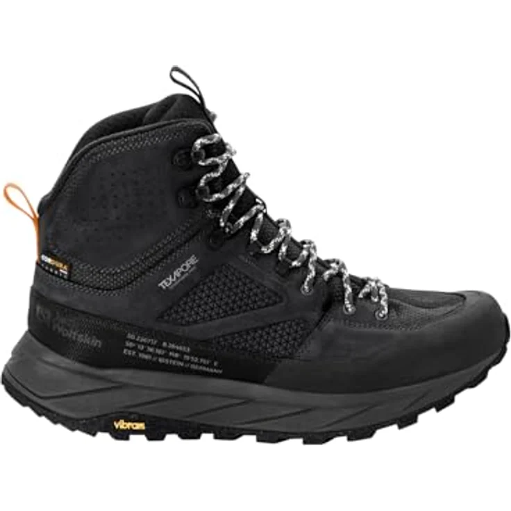 Jack Wolfskin TERRAQUEST TEXAPORE MID M, Wasserdichter Wanderschuh mit hohem Schaft und Vibram®-Sohle – Bild 2