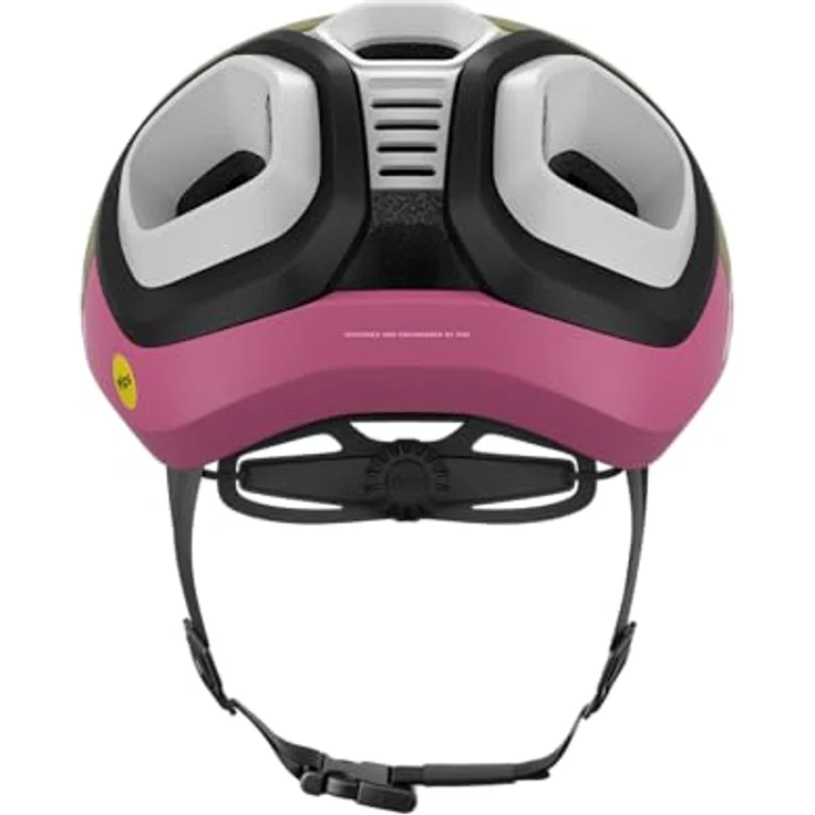 POC Amidal Rennradhelm mit MIPS Air Node, verstärkten Zonen, effektiver Belüftung und kompatibel mit Knog Rücklicht, zusätzlich in Farbe schwarz – Bild 4