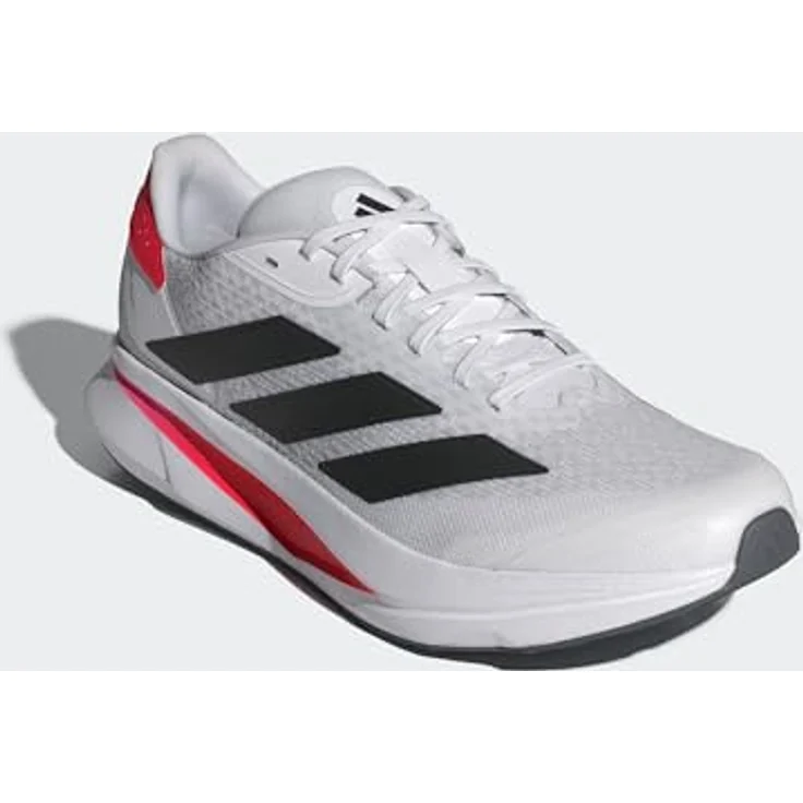 adidas Duramo Sl2, Herren Laufschuhe mit LIGHTMOTION-Dämpfung, atmungsaktiv, Größe 44, Weiß/Rot/Schwarz – Bild 6