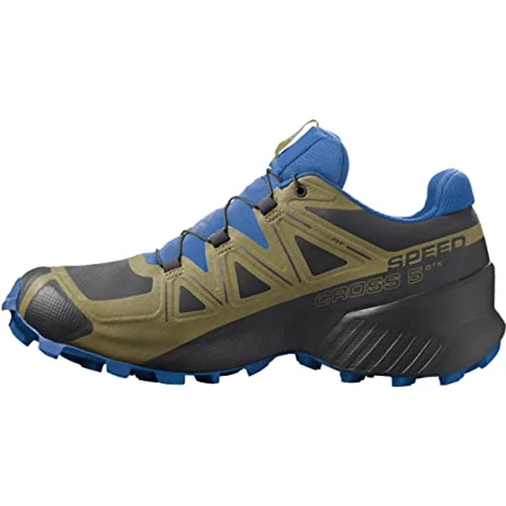 Salomon Speedcross 5 GTX, Herren Laufschuhe mit Gore-Tex-Membran, Schnellschnürung, Grün, Größe 48 – Bild 6