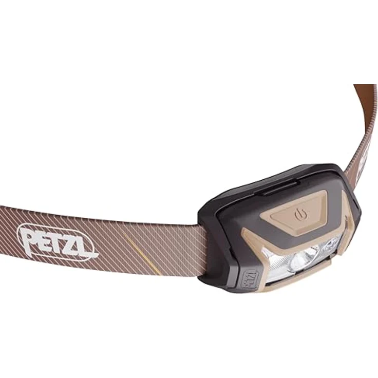 PETZL Tikka LAMP, Stirnlampe mit 350 Lumen, braun, kompakt und leicht (94 g), 3 Leuchtstufen – Bild 4