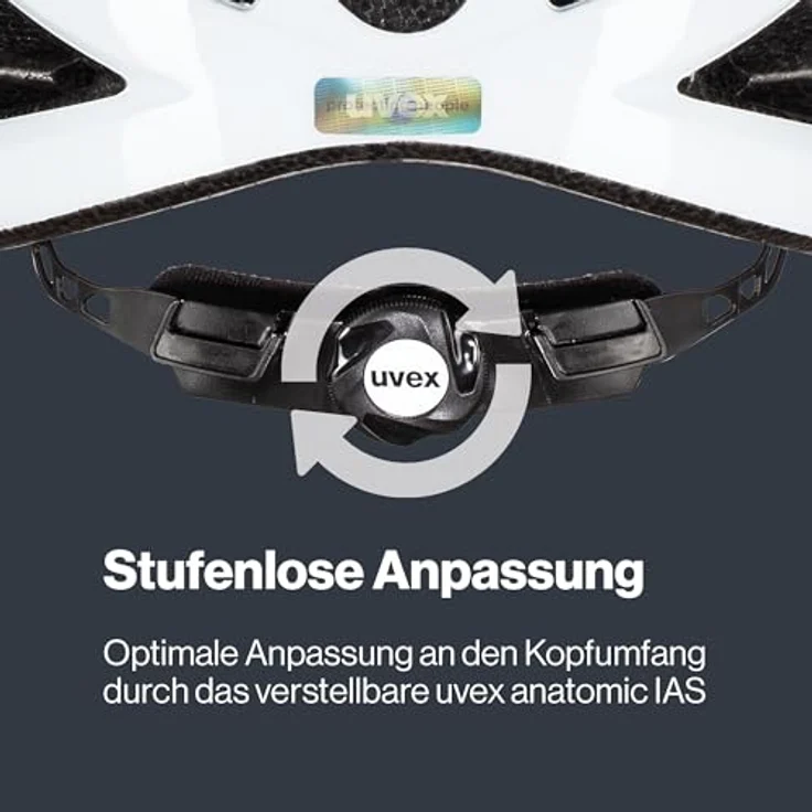 Uvex Sports Air Wing, Velohelm mit 24 Belüftungsöffnungen und integrierter Sonnenblende, Pink/Weiß, 52-57 cm – Bild 5