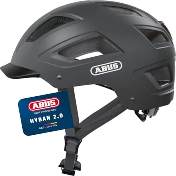 Abus Helm Hyban 2. 0 - Titan 56 - 61 cm – Bild 2