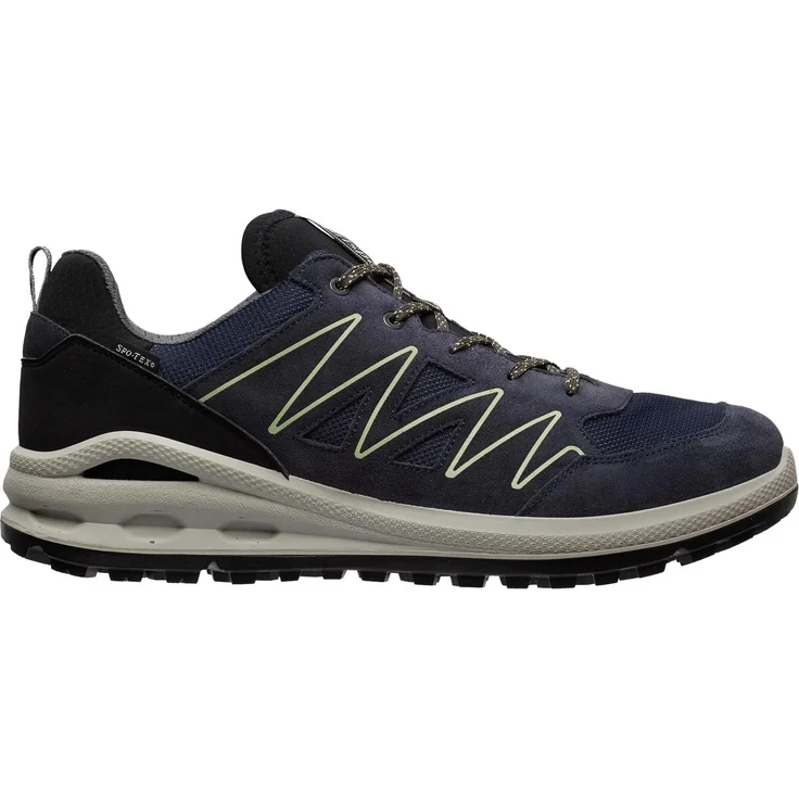 Grisport Road Low Wandelschuhe Herren, wasserdicht mit Double-Density-PU-Sohle, Größe 45, blau