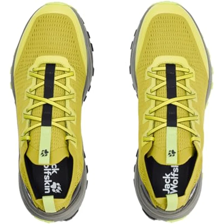 Jack Wolfskin PS Trail Knit Low M, Herren Wanderschuhe mit TEXARIDE-Technologie, Grün, Größe 45.5 – Bild 3