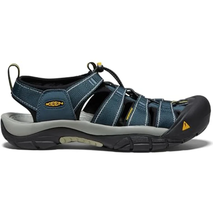 KEEN Newport H2, Herren Wander- und Schwimmsandalen, grau/navy, schnelltrocknendes Obermaterial, Gummisohle – Bild 2