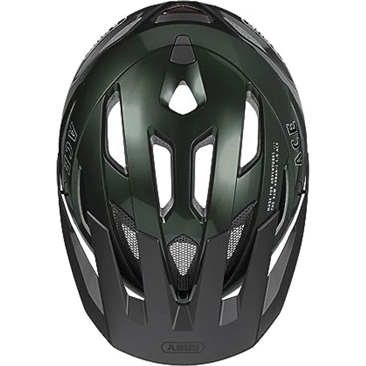 Abus Urban-I 3.0 ACE, Velohelm (51 - 55 cm) mit erweitertem Schirm, USB-rechargablem LED-Rücklicht und TriVider Gurtsystem – Bild 4