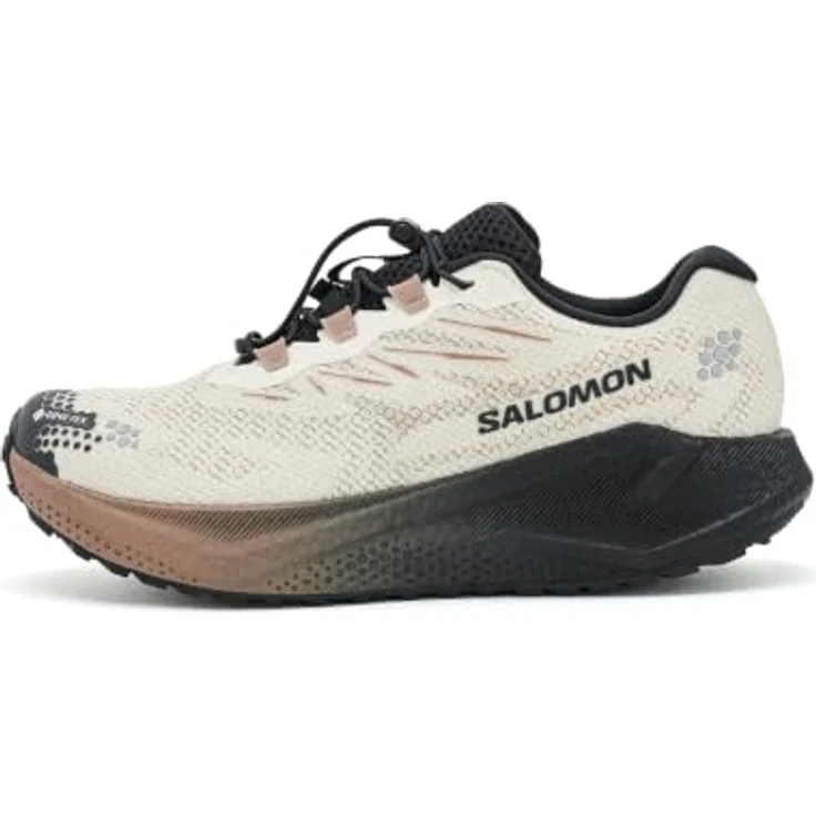 Salomon Shoes Aero Blaze 4 GRVL GTX, All-Terrain-Laufschuhe mit GORE-TEX Membran, atmungsaktiv, Vanilla Ice/Black/Burro, Größe 44.5 – Bild 5