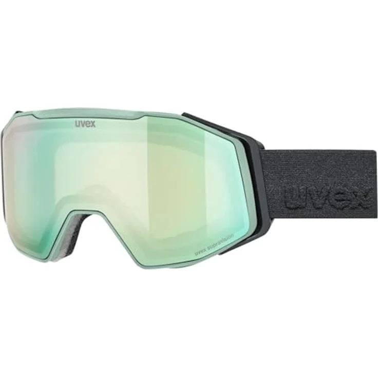 Uvex gravity FM, verspiegelte Skibrille mit Anti-Fog-Beschichtung, Over-The-Glasses-Design, oxid matt/opal-orange, one size – Bild 1