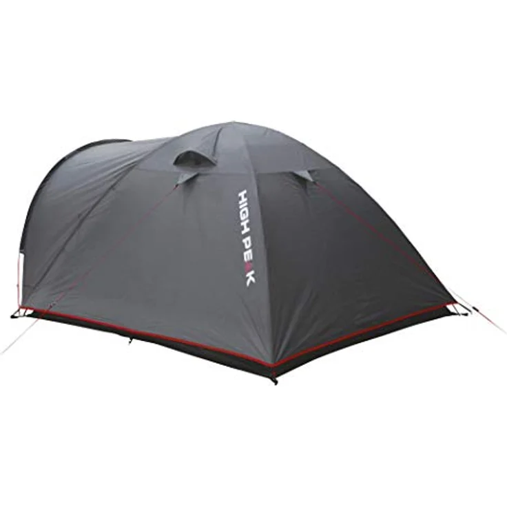 High Peak Kuppelzelt Nevada 4, doppelwandiges Iglu-Zelt für 4 Personen, 3.000 mm wasserdicht, mit Vorbau, Ventilationssystem, Wetterschutz-Eingang und Moskitoschutz, 300x250x135 cm – Bild 2