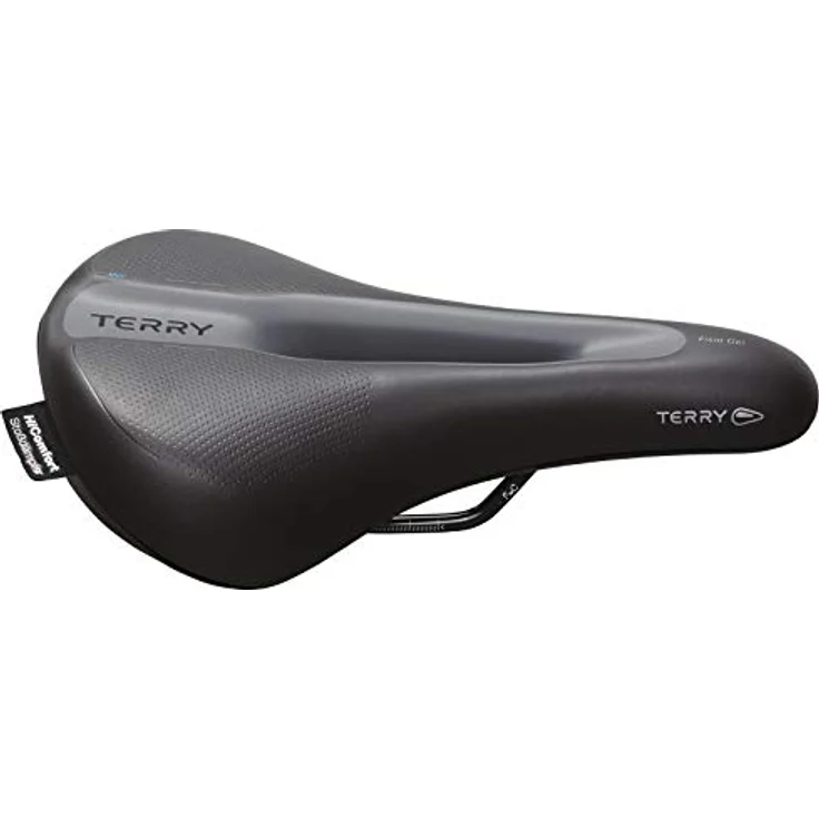 Ergon Fisio Flex Gel Herren Fahrradsattel, Black, ergonomische Polsterung für aufrechte Sitzposition, breite Druckverteilung – Bild 4