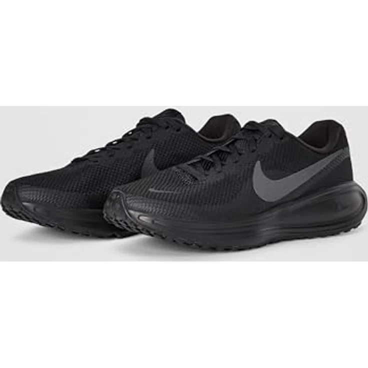 Nike Revolution 8 Laufschuhe Damen, Dämpfung für angenehmes Laufen, atmungsaktives Obermaterial, Gummi-Sohle für besseren Grip, schwarz – Bild 7