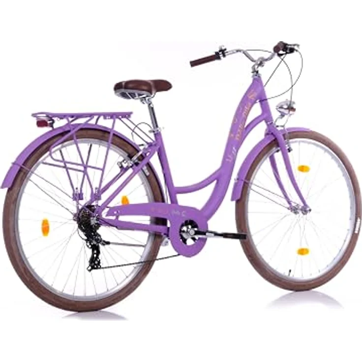BERLIN BIKE City Bike Bella 2 – 28 Zoll Damen Dutch Bike mit Shimano 7-Gang Schaltung, elegantes Vintage-Design – Bild 3