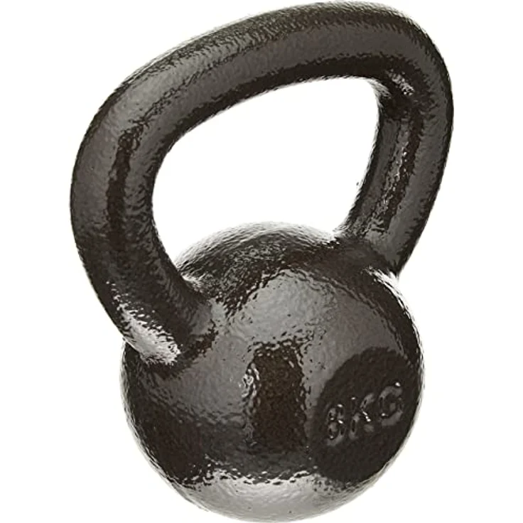 Amazon Basics Kugelhantel aus Gusseisen, 16 kg, Schwarz – Bild 1
