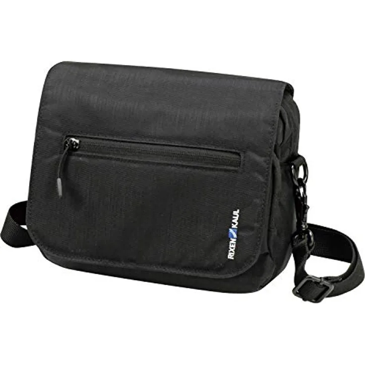 KLICKfix 0275PS SmartBag Touch, Fahrradtasche mit Smartphonefach, Schultergurt, Black-Red, 1,8 Liter