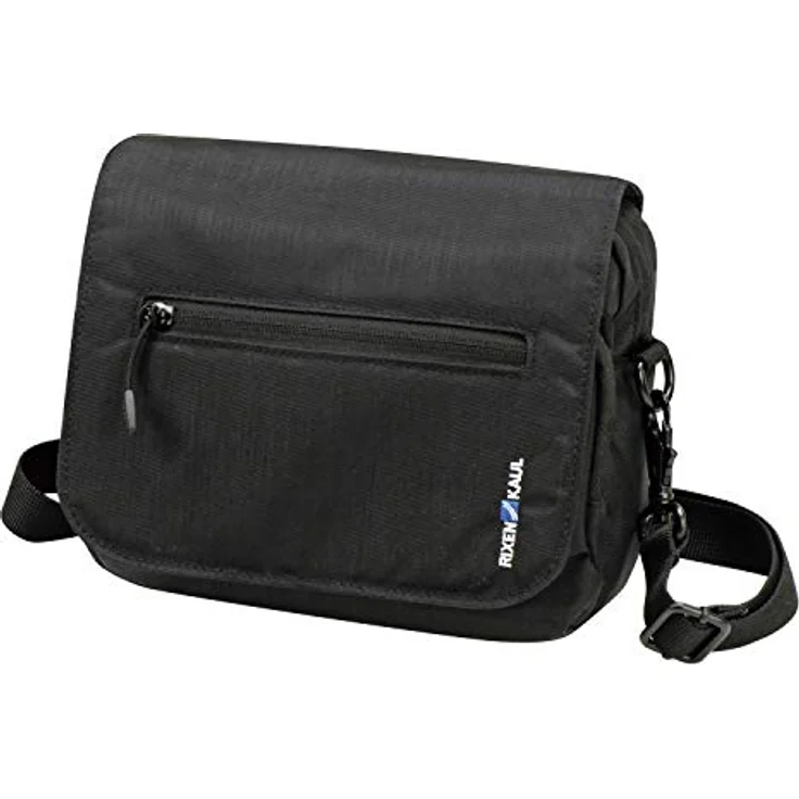 KLICKfix 0275PS SmartBag Touch, Fahrradtasche mit Smartphonefach, Schultergurt, Black-Red, 1,8 Liter – Bild 1