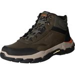 Skechers SANTORO-HOPKINS, Trekkingschuh Freizeitschuh mit Air-Cooled Memory Foam, wasserabweisend, Relaxed Fit, schwarz