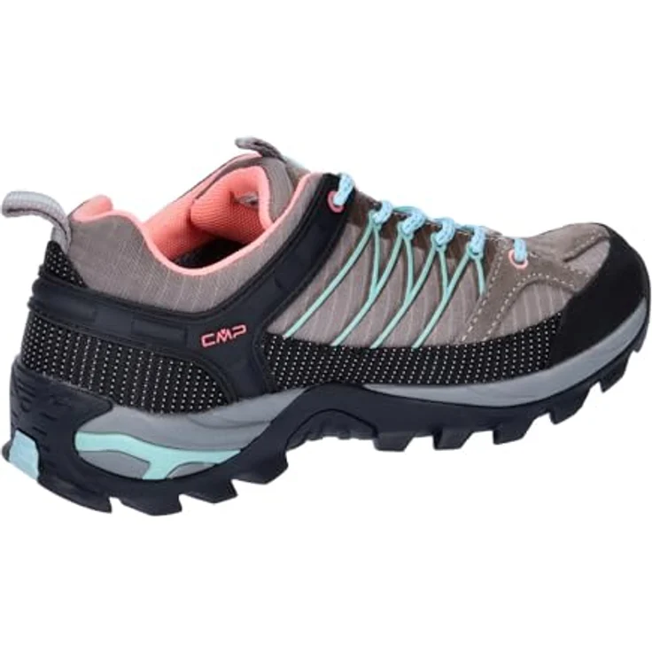 CMP Rigel LOW 3Q54456, Damen Trekking Schuhe mit EVA-Gummi Sohle, waterproof, atmungsaktiv, Textil-Leder-Obermaterial – Bild 7