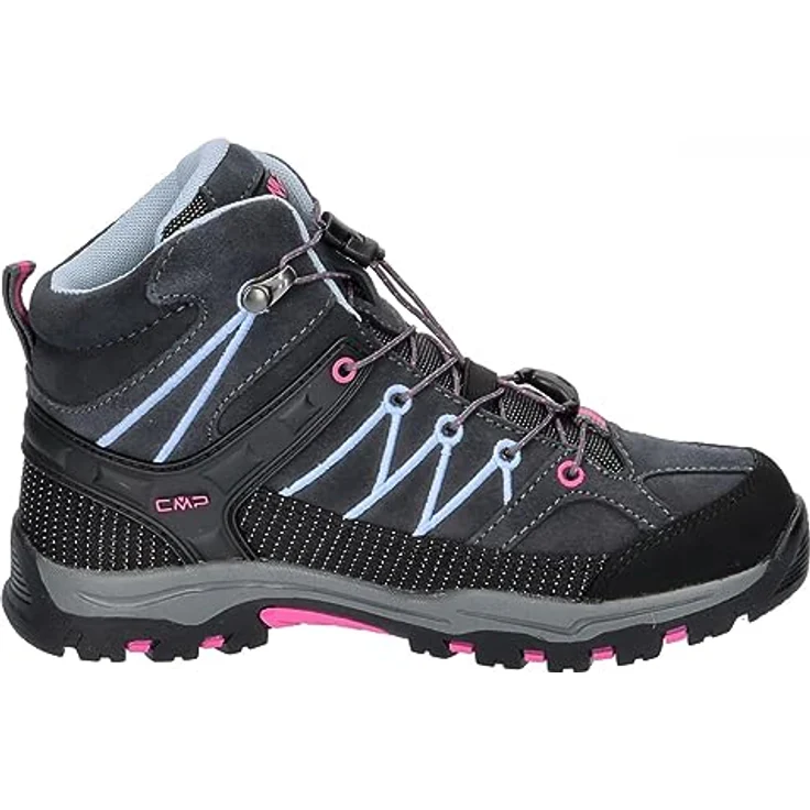 CMP RIGEL MID TREKKING SHOES WP, wasserdichte Wanderschuhe für Kinder aus Veloursleder, Schnellverschluss – Bild 8