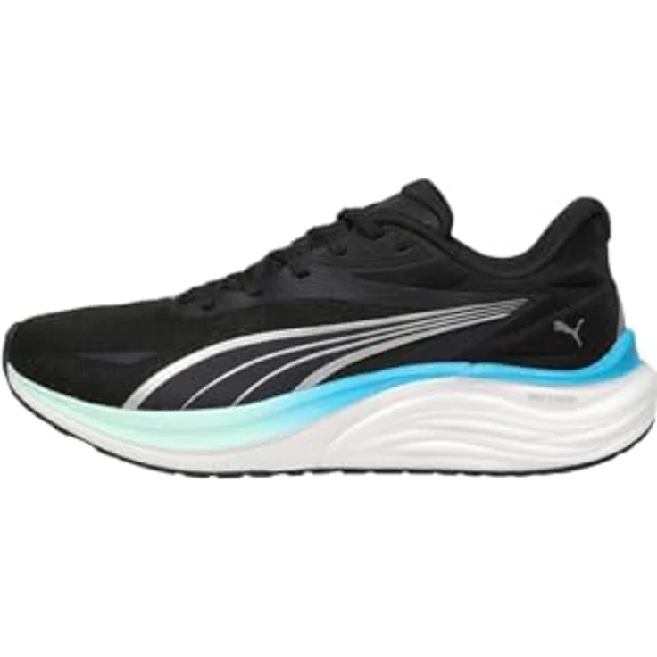 Puma Electrify NITRO 4, Herren Laufschuhe mit NITROFOAM und PROFOAM LITE Dämpfung, Schwarz, Größe 44 – Bild 2
