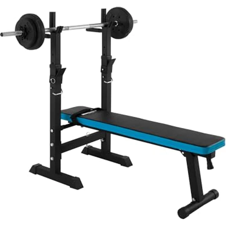 Rebel Active Verstellbare Trainingsbank mit Ständern, Hantelbänke für flexibles Training – Bild 5
