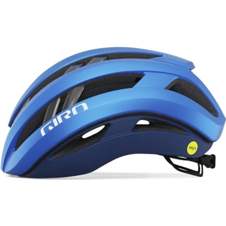 Giro Aries Spherical Helm, Premium Fahrradhelm mit Spherical Technology und 24 Ventilationsöffnungen, Blau S