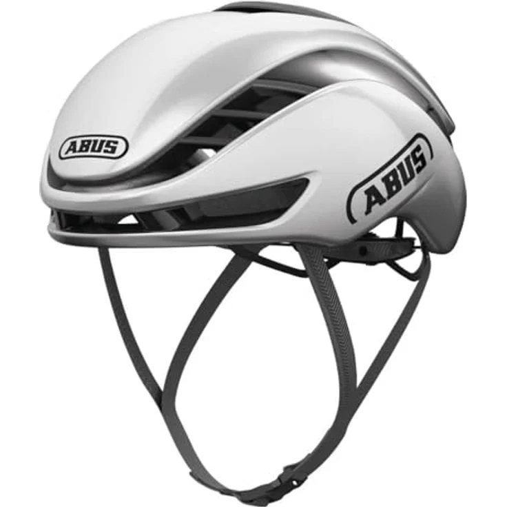 Abus GameChanger 2.0, Velohelm (54 - 58 cm) mit aerodynamischer Form und optimalem Luftstrom, Weiß – Bild 1