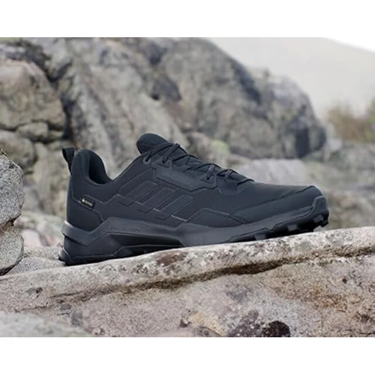 adidas TERREX AX4 GORE-TEX, wasserdichter Wanderschuh mit optimalem Grip, schwarz – Bild 2