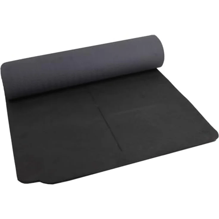 energetics 420630 Gymnastikmatte, zweifarbige Yogamatte aus phthalatfreiem PVC, Black/Black/Anthracite, Einheitsgröße – Bild 4